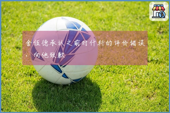 舍伍德承认之前对什科的评价错误，向他致歉